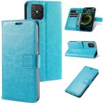 Etui coque compatible xiaomi a3 lite cover housse portefeuille2x verre trempe, 3 fente pour carte fermeture ...