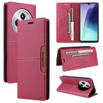 Etui en cuir anti - vol rfid pour redmi 14c gqutrobe g01, rouge