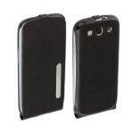 Etui en cuir anymode elite collection pour samsung galaxy s3 i9300 noir