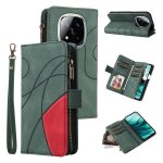 Etui en cuir a fermeture eclair pour redmi note 14 pro / 14 pro + 5g avec 9 emplacements pour cartes, ...
