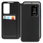 Etui fen�tre pour samsung galaxy s25 plus avec clapet porte - carte noir