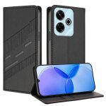 Etui en cuir r�tro multi - fonction pour redmi 13 4g, noir