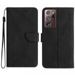 Etui en cuir pour samsung galaxy note 20 ultra, noir