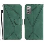 Etui en cuir pour samsung galaxy note 20, vert