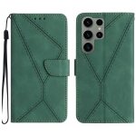 Etui en cuir pour samsung galaxy s23 ultra 5g, vert