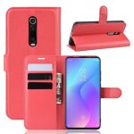 Etui en cuir textur� litchi pour xiaomi redmi k20 / k20 pro / mi 9t / mi 9t pro, avec porte - monnaie ...