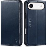 Etui cuir v�ritable pour iphone air 6, 5 pouces 2025 5g, rfid blocage, fonction support, anti - choc, ...