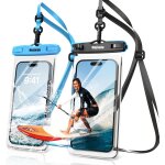 Etui etanche pour t�l�phone (noir + bleu)