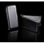 Etui flip case housse verticale pochette a rabat coque clapet en simili cuir noir pour samsung gt - s6810 ...
