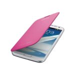 Etui flip cover rose samsung efc - 1j9fp pour galaxy note 2