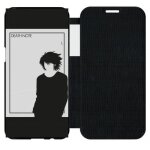 Etui flip flap galaxy s7 edge - death note l - simili - cuir - noir