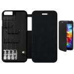 Etui a flip flap - guitare 1 - compatible avec apple iphone 6s - plastique - bord noir