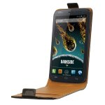 Etui flip � rabat cuir wiko darkside scp10126