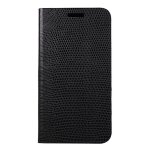 Etui folio anymode sous licence samsung galaxy a3 noir aspect croco