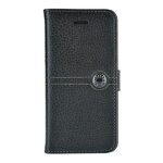 Etui folio faconnable cuir grainé noir iphone 5s patte magnétique Etui folio faconnable cuir grainé noir iphone 5s patte magnétique