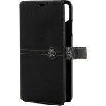 Etui folio faonnable noir pour iphone xs