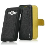 Etui folio fonex s�rie book magnetic d�tachable pour samsung galaxy j1 sm - j100