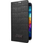 Etui folio guess croco noir pour samsung galaxy s5 g900