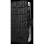 Etui folio guess noir effet croco mat pour iphone 6