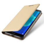 Etui folio pour huawei y5 2018 gold avec rabat lat�ral et fonction stand