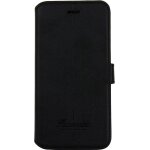 Etui folio liser� fa�onnable noir pour iphone 7