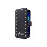 Etui folio noir studded collection guess pour galaxy trend lite s7390