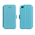 Etui folio rabat pour sony ericsson z5 mini de couleur bleu