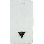Etui folio universel guess heritage blanc taille l