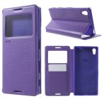 Etui folio view roar korea ultra fin violet pour sony xperia z5