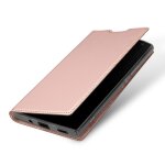 Etui folio pour xperia - xa2 ultra rose rabat lat�ral et fonction stand