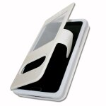 Etui housse coque folio blanc pour htc touch hd by ph26