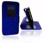 Etui housse coque folio bleu pour lg g2 by ph26