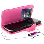 Etui housse coque pochette portefeuille en cuir pu format livre horizontale emplacement cartes couleur ...
