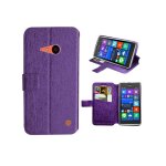 Etui / housse nokia lumia 735 - folio ultra fin + 2 slots cb - violet