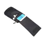 Etui housse portefeuille ceinture multiusages fermeture eclair pour nokia 7230 - noire xxm (18 x 10 cm) ...