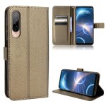 Etui pour htc desire 22 pro portefeuille magntique couverture titulaire de la carte bicelle - le brun ...