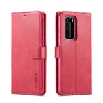 Etui pour huawei p40 pro porte - monnaie avec fentes pour cartes etui en cuir rabot horizontal texture ...