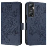 Etui pour infinix hot 20 4g portefeuille magntique avec fente pour carte de crdit cuir pu - bleu fonc ...