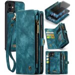 Etui pour iphone 11 forte magn�tique portefeuille couverture trifold avec titulaire de la carte d�tachable ...