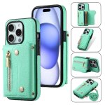 Etui pour iphone 11 pro max fentes pour cartes grande capacit longue sangle lger mini sac a dos - vert ...