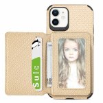 Etui pour iphone 12 mini blocage rfid s�curit� compl�te de la cam�ra support de carte magn�tique fonction ...