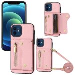Etui pour iphone 12 pro lger longue sangle mini sac a dos grande capacit fentes pour cartes - couleur ...