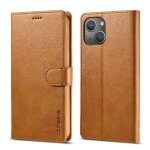 Etui pour iphone 13 mini etui en cuir rabot horizontal texture veau porte - monnaie avec fentes pour ...