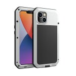 Etui pour iphone 14 plus bo�tier en m�tal d'alliage d'aluminium preuve de poussi�re housse de protection ...