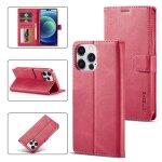 Etui pour iphone 14 pro porte - monnaie avec fentes pour cartes avec titulaire etui en cuir rabot horizontal ...