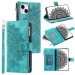 Etui pour iphone 15 plus logo en mtal aluminium fibre de carbone pu episs avec pu a grain fin doublure ...