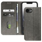 Etui pour iphone 16e clapet portefeuille et support vid�o gris