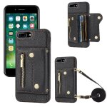 Etui pour iphone 7 plus / 8 plus mini sac a dos fentes pour cartes longue sangle lger grande capacit ...