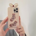 Etui pour iphonex / xs chaussettes a nud en trois dimensions etui de tlphone portable rtro cratif ...