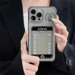 Etui pour iphonex / xs pochette de carte de texte etui de tlphone portable personnalis en silicone ...